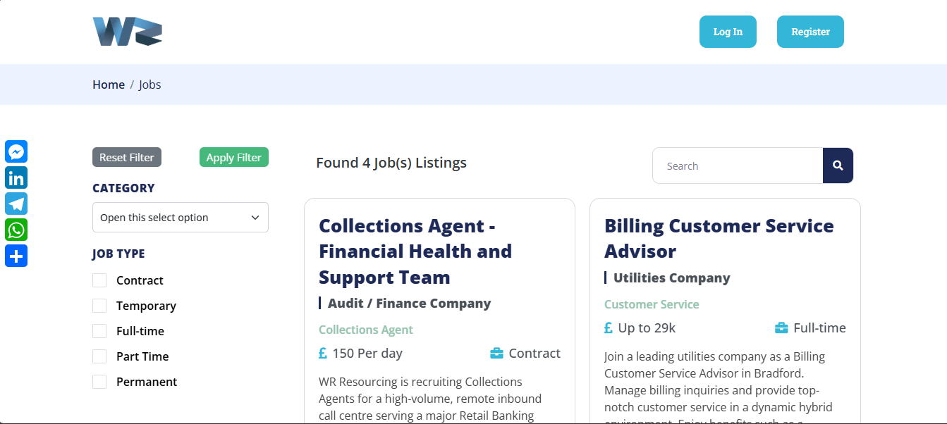 Job Management Portal